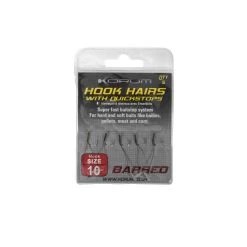 Barbed Hooks With Quickstops Korum [Size  10] -Korum kbhhq 10